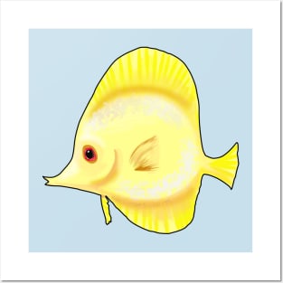 Yellow Tang Posters and Art